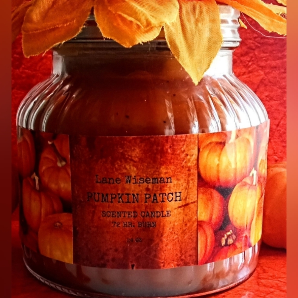 Pumpkin Patch Scented 24 oz Candle Set of 2